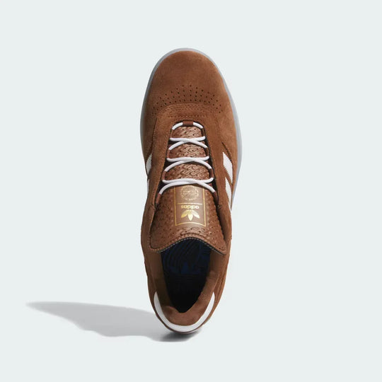 ADIDAS Puig Preloved Brown/Cloud White/Gold Metallic Skateboard Shoes