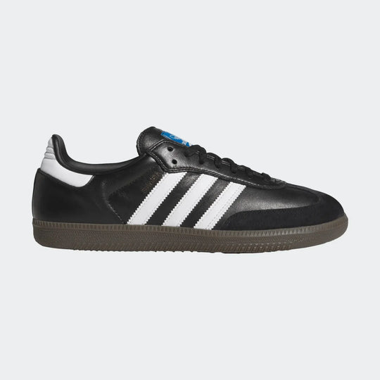 ADIDAS Samba ADV Black/Cloud White/Gum Skateboard Shoes