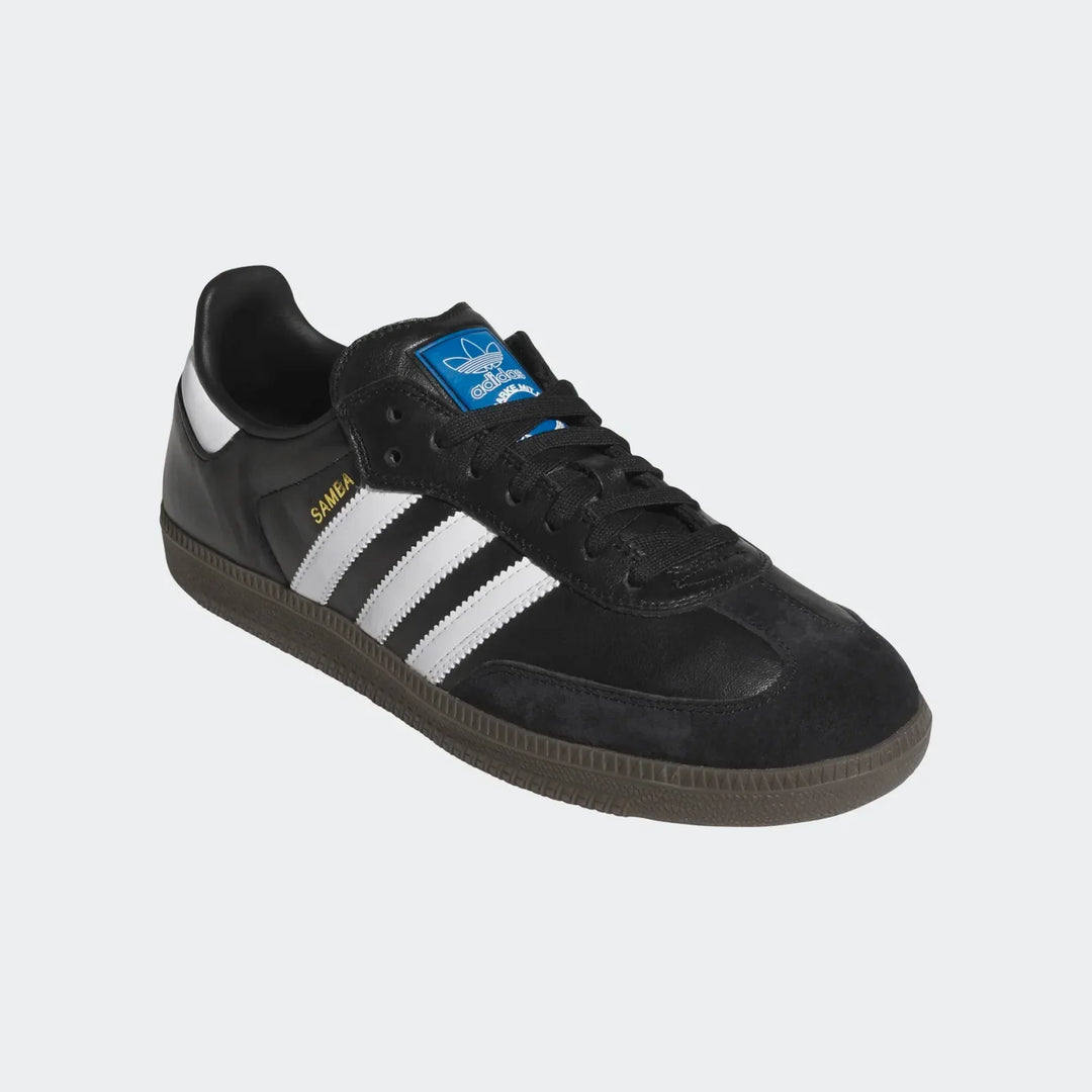 ADIDAS Samba ADV Black/Cloud White/Gum Skateboard Shoes
