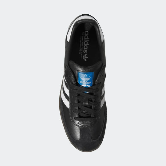 ADIDAS Samba ADV Black/Cloud White/Gum Skateboard Shoes