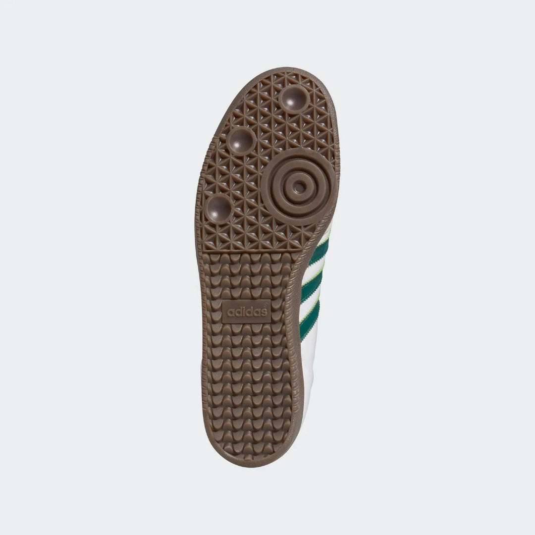 ADIDAS Samba ADV Cloud White/Collegiate Green/Cloud White Skateboard S Impact Skate ADIDAS Samba ADV Cloud White/Collegiate Green/Cloud White Skateboard S Impact Skate