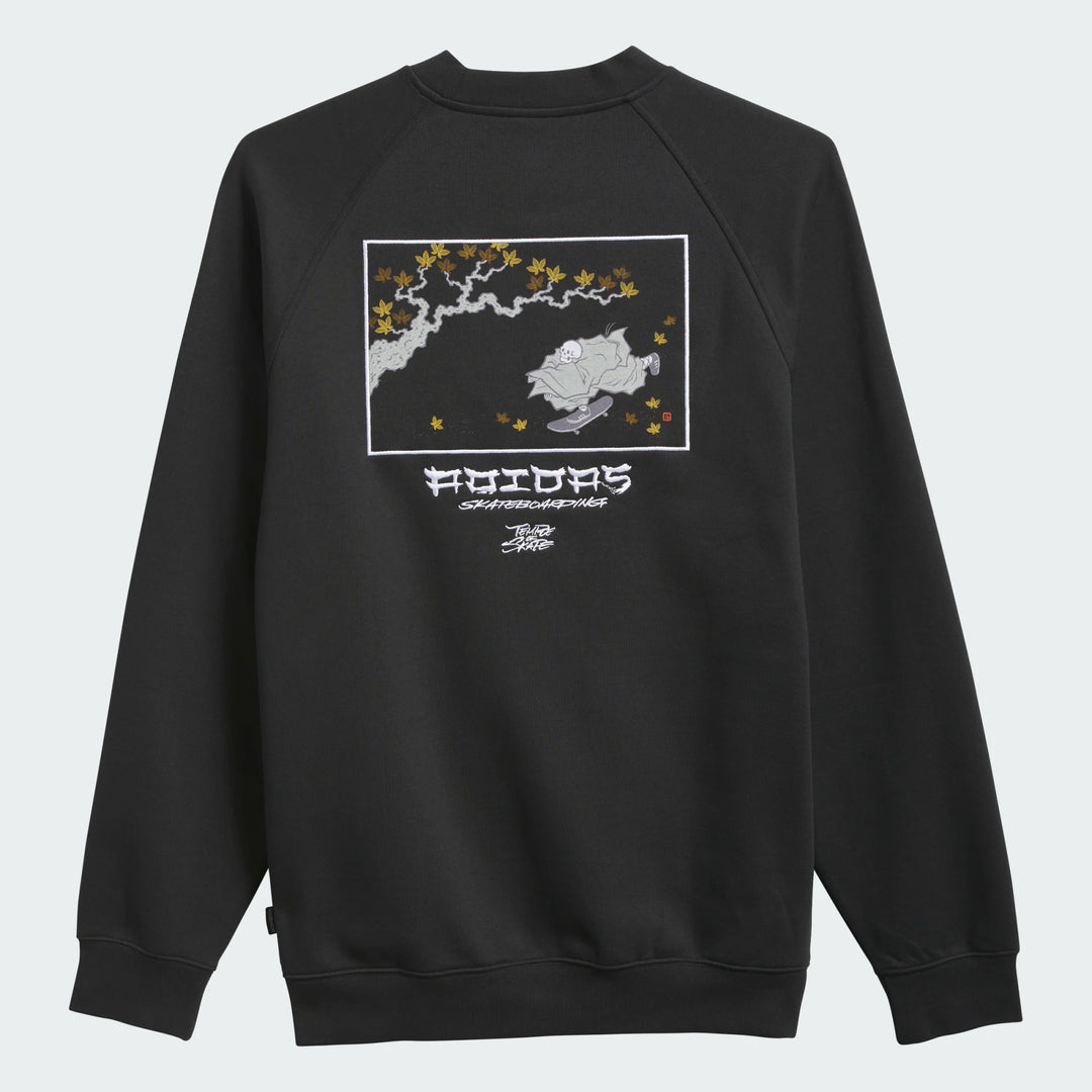 ADIDAS TOS Keep On Pushing Crewneck Black