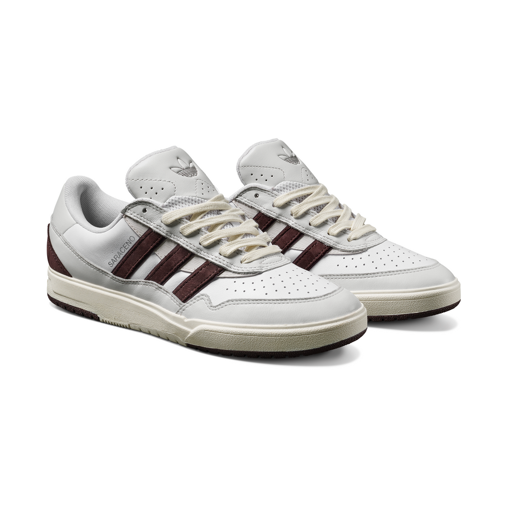ADIDAS Tyshawn II (Zach Saranceno) White/Brown/Off White Skateboard Shoes