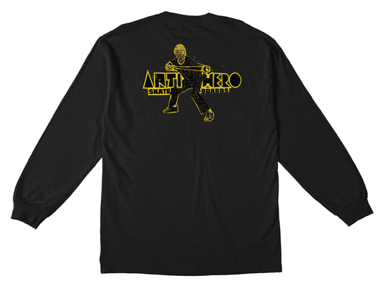 ANTIHERO Slingshot Pocket Longsleeve Black/Yellow - Impact Skate