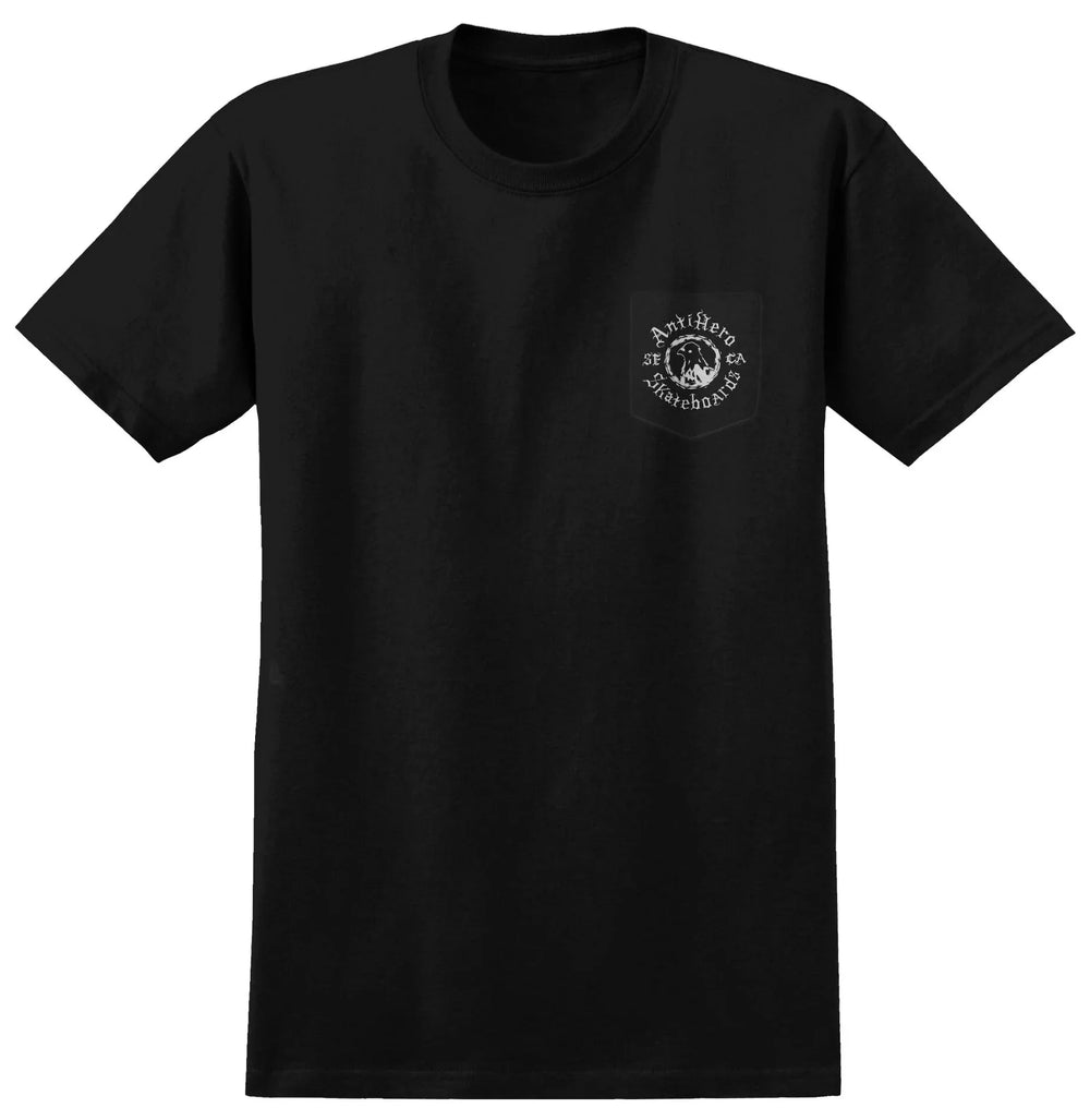 ANTI HERO Pigeon Motion Pocket Tee Black/White