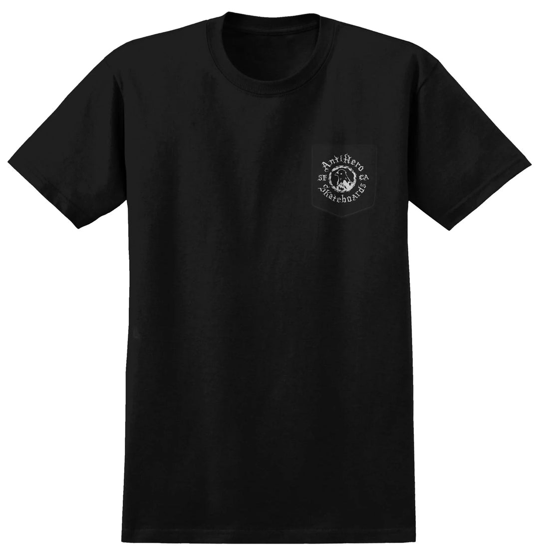 ANTI HERO Pigeon Motion Pocket Tee Black/White