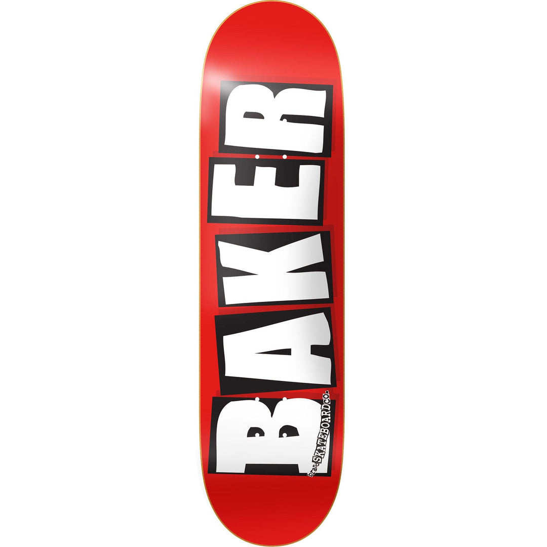 BAKER Brand Logo Deck Red/White - Impact Skate