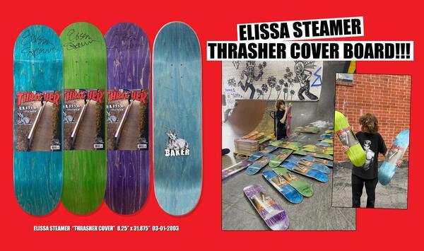 BAKER Elissa Steamer Thrasher Deck 8.25 (SIGNED) - Impact Skate