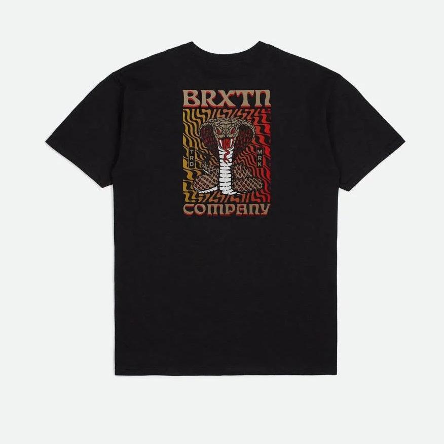 BRIXTON Lamar Standard Tee Black - Impact Skate