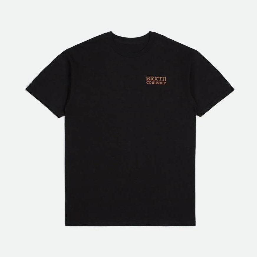 BRIXTON Lamar Standard Tee Black - Impact Skate