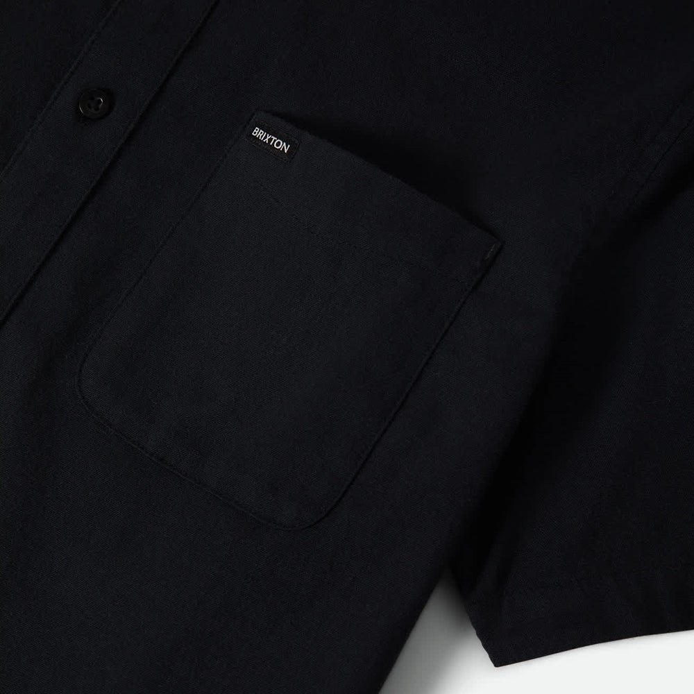 BRIXTON Sanford Oxford Woven Shirt Black