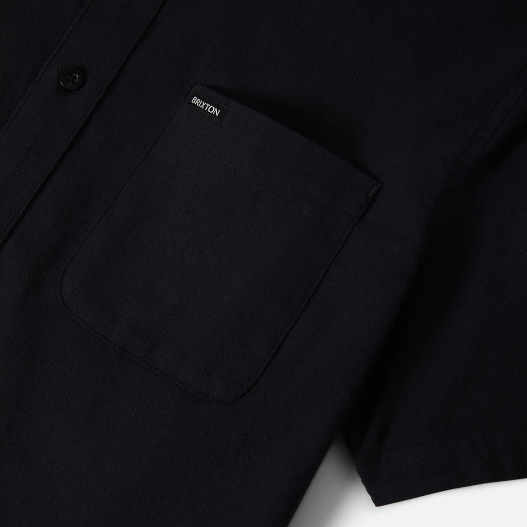 BRIXTON Sanford Oxford Woven Shirt Black