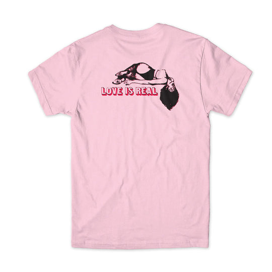 CHOCOLATE Love Is Real Tee Pink