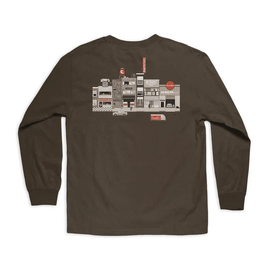 CHOCOLATE Pixel City Longsleeve Brown