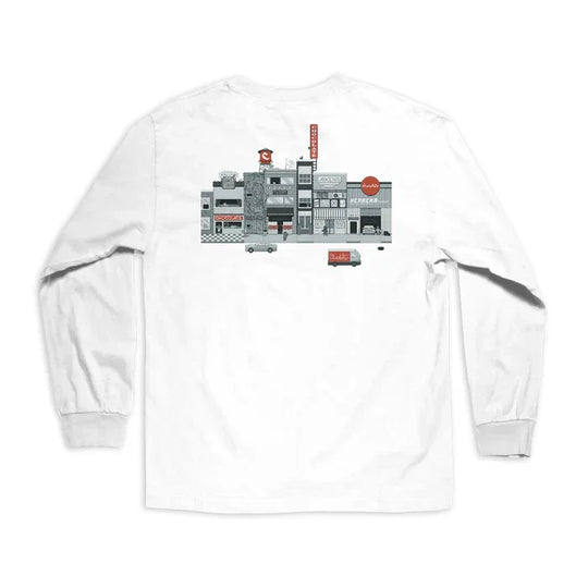 CHOCOLATE Pixel City Longsleeve White