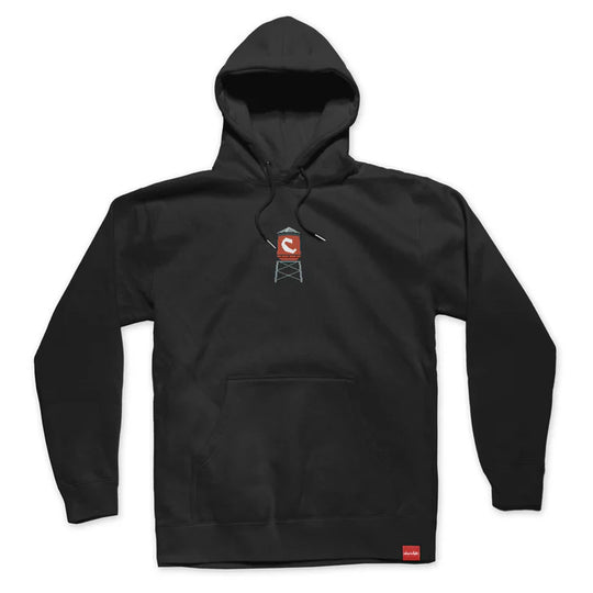 CHOCOLATE Pixel Water Tower Hoodie Black