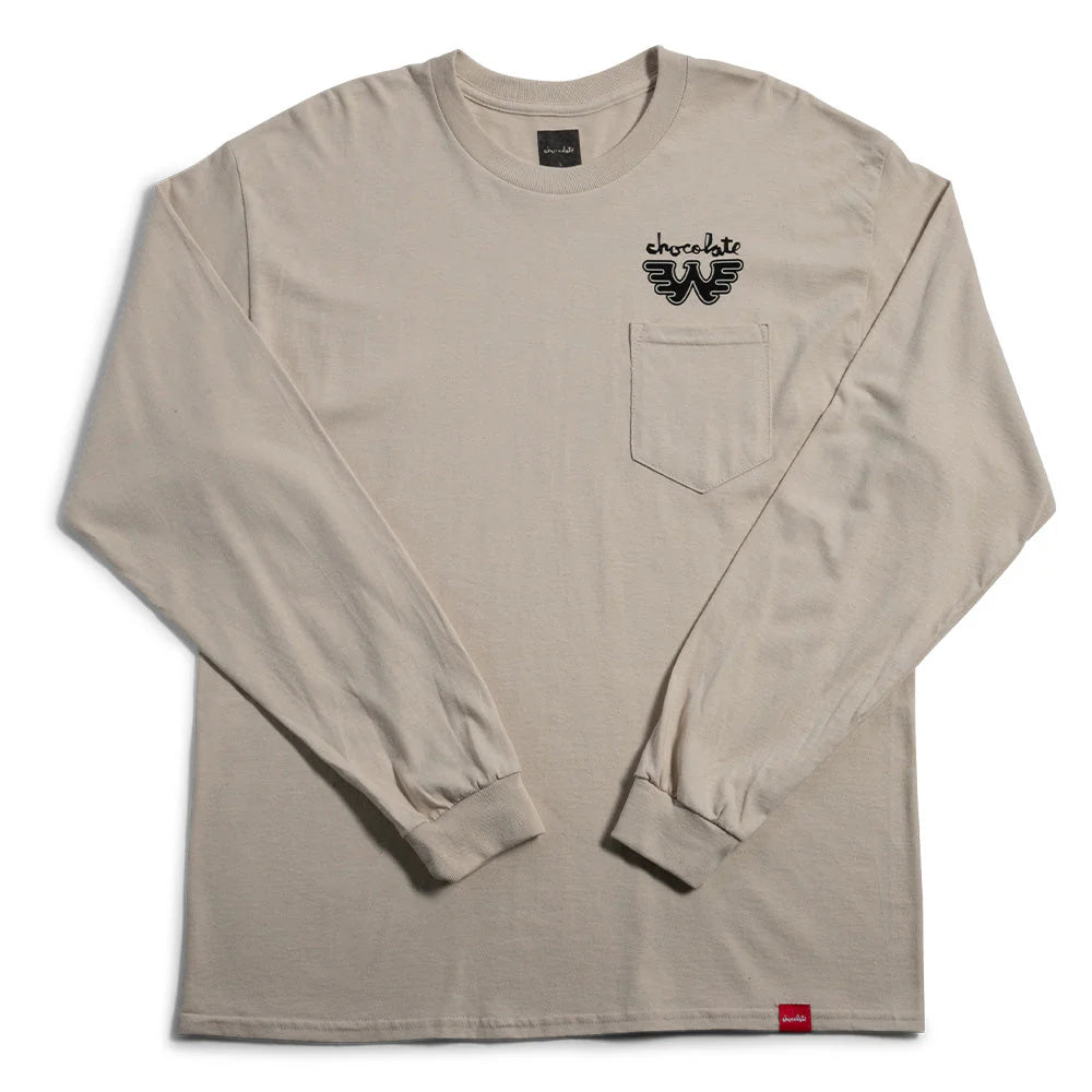 CHOCOLATE Waylon Pocket Longsleeve Sand