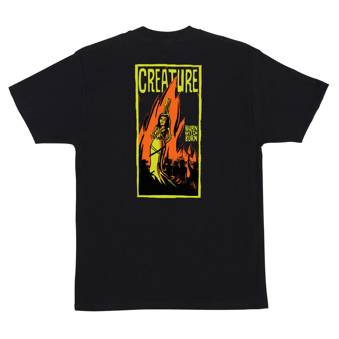 CREATURE Burn Witch Burn Tee Black
