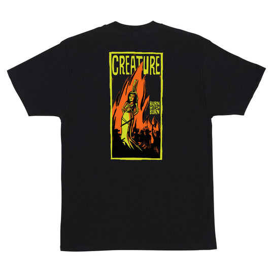CREATURE Burn Witch Burn Tee Black