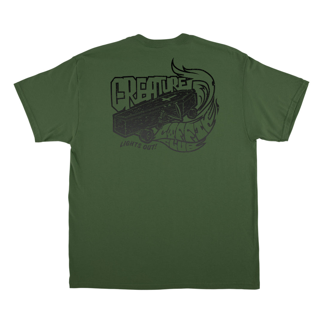 CREATURE Coffin Club Relic Tee Military Green