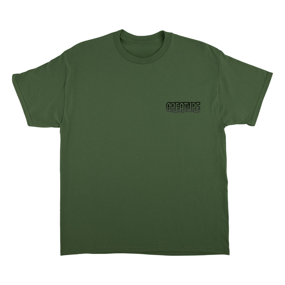 CREATURE Coffin Club Relic Tee Military Green