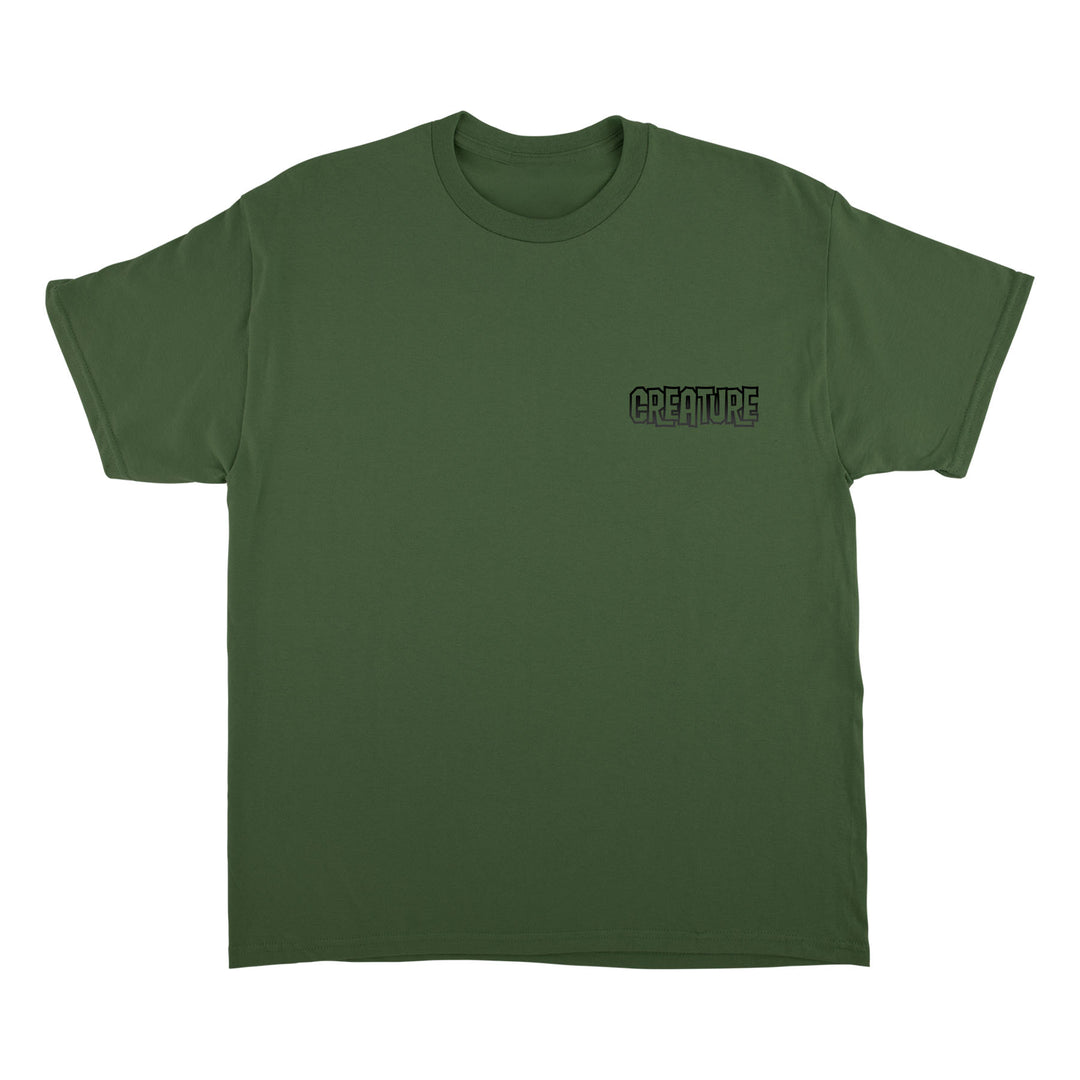 CREATURE Coffin Club Relic Tee Military Green