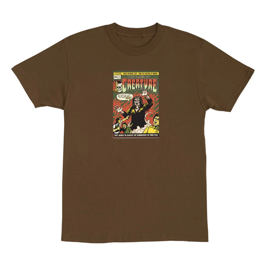 CREATURE Comic Book Relic Tee Dark Chocolate