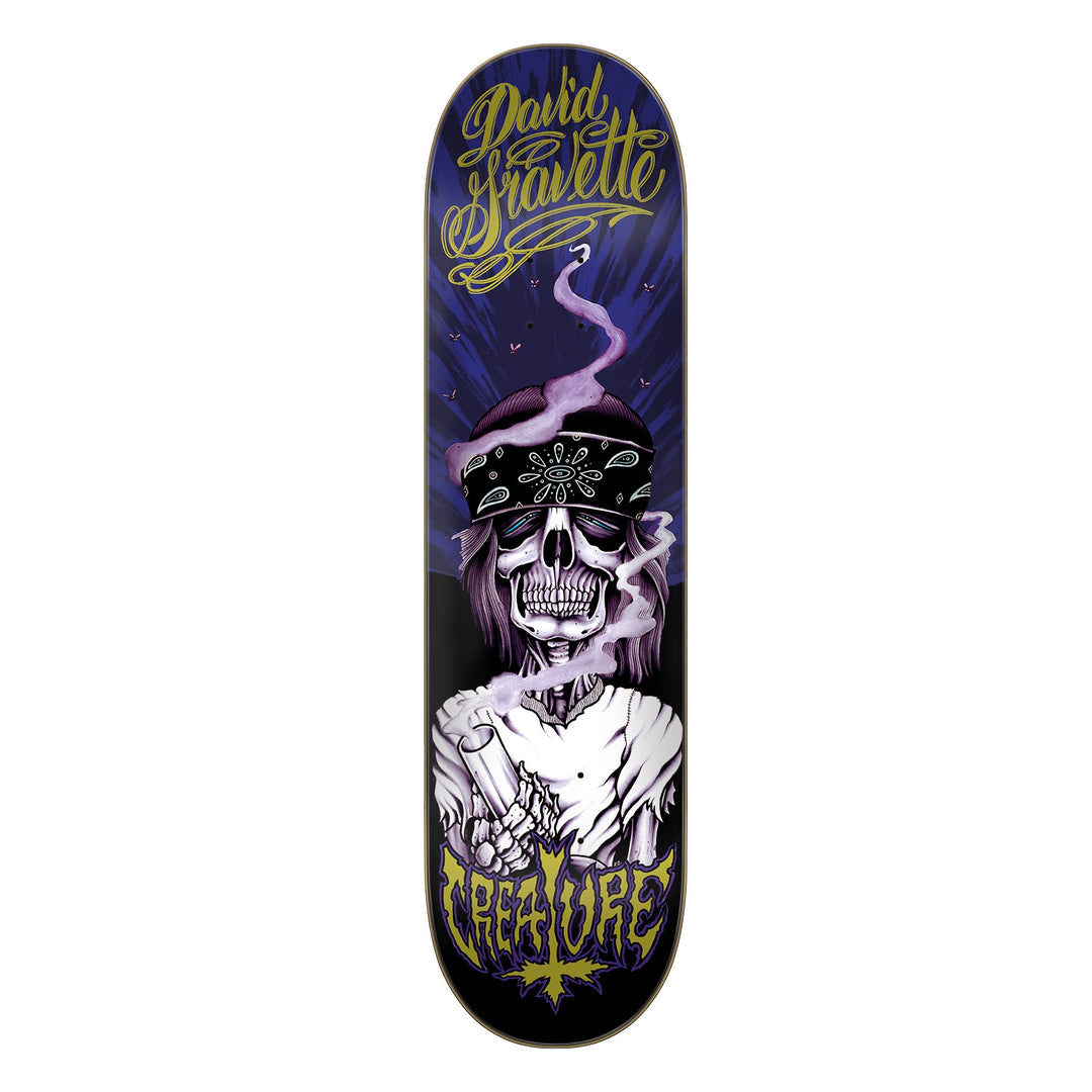 CREATURE Gravette Hippie Skull 20th Anniversary Deck 8.3