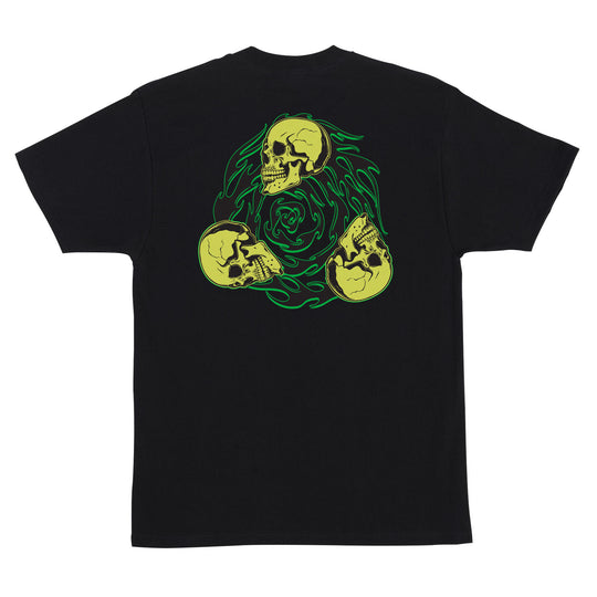 CREATURE Spiral Skull Tee Black