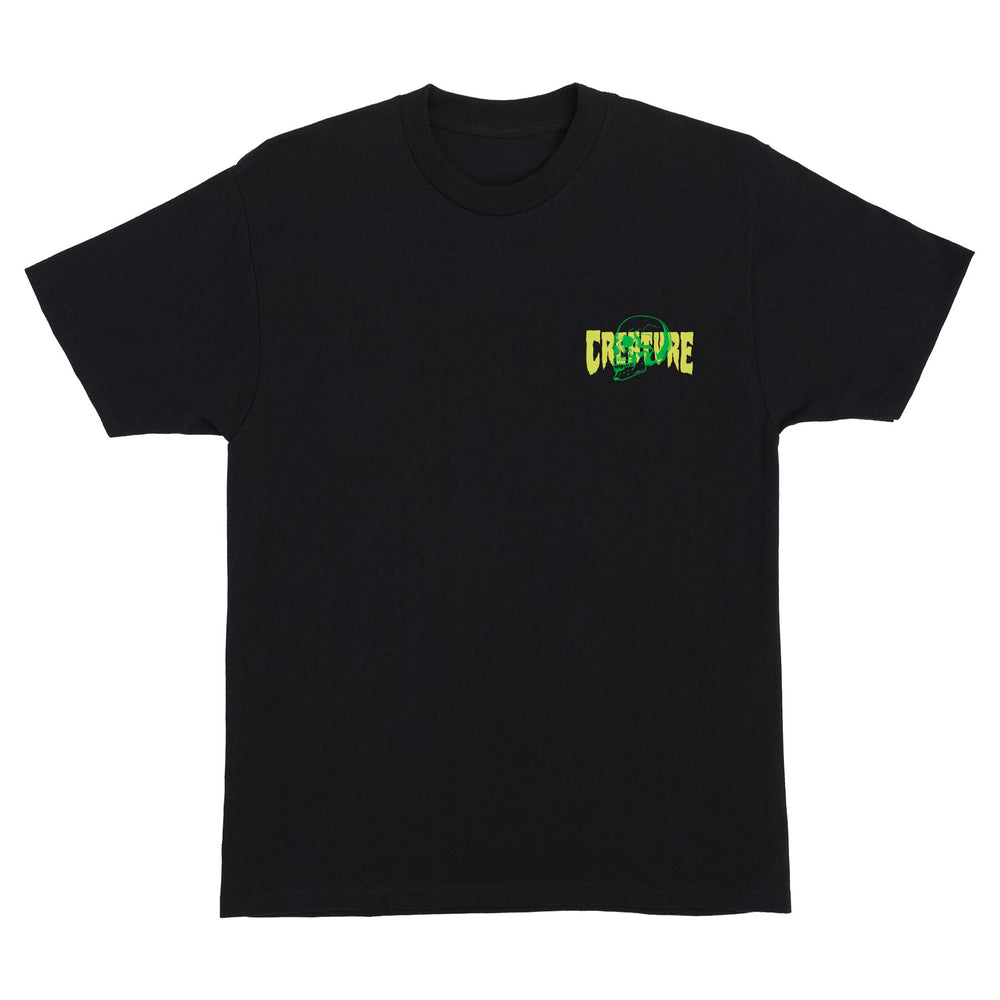CREATURE Spiral Skull Tee Black
