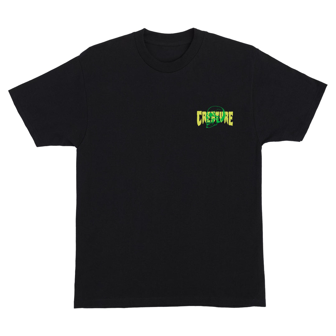 CREATURE Spiral Skull Tee Black