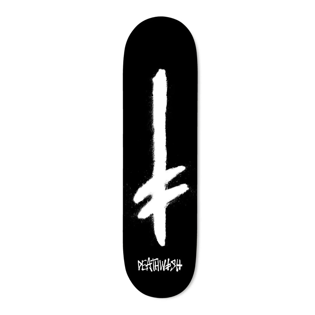 DEATHWISH Gang Spray Black/White Deck 8.5