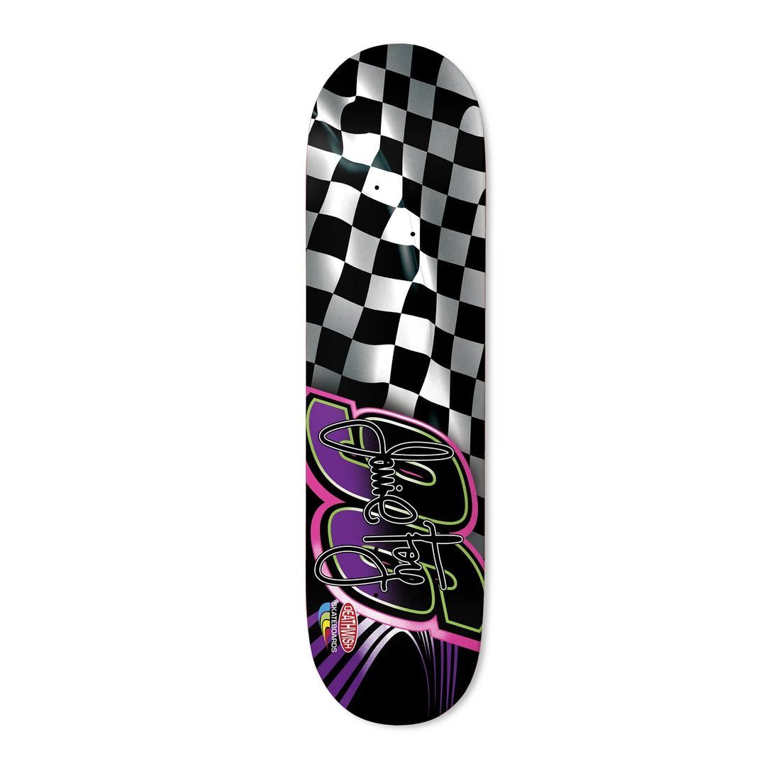 DEATHWISH Foy Checkered Foy Twin Tail Deck 8.5