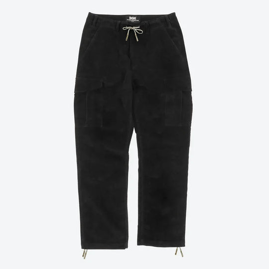 DGK O.G. Cargo Pants Black Corduroy