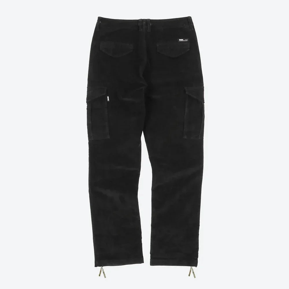 DGK O.G. Cargo Pants Black Corduroy
