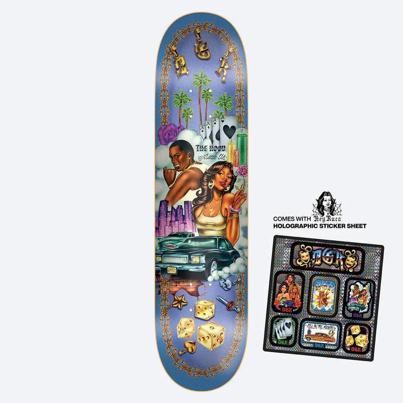 DGK x HEY RUCA The Hood Made Us Deck 8.06