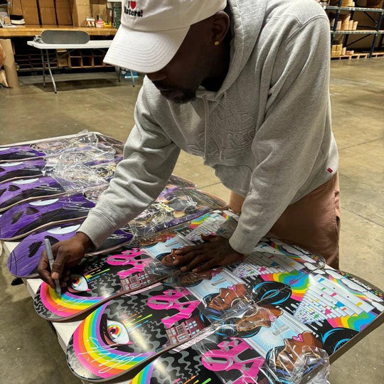 DGK Stevie Ghetto Psych Deck 8.06 (Autographed)