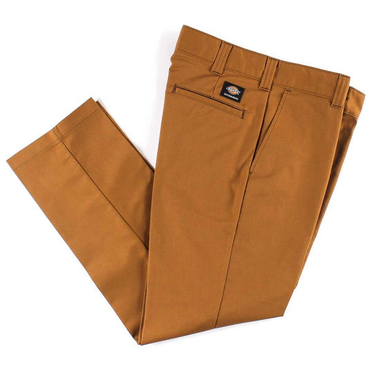 DICKIES Skateboarding Slim Straight Flex Pant Brown Duck - Impact Skate