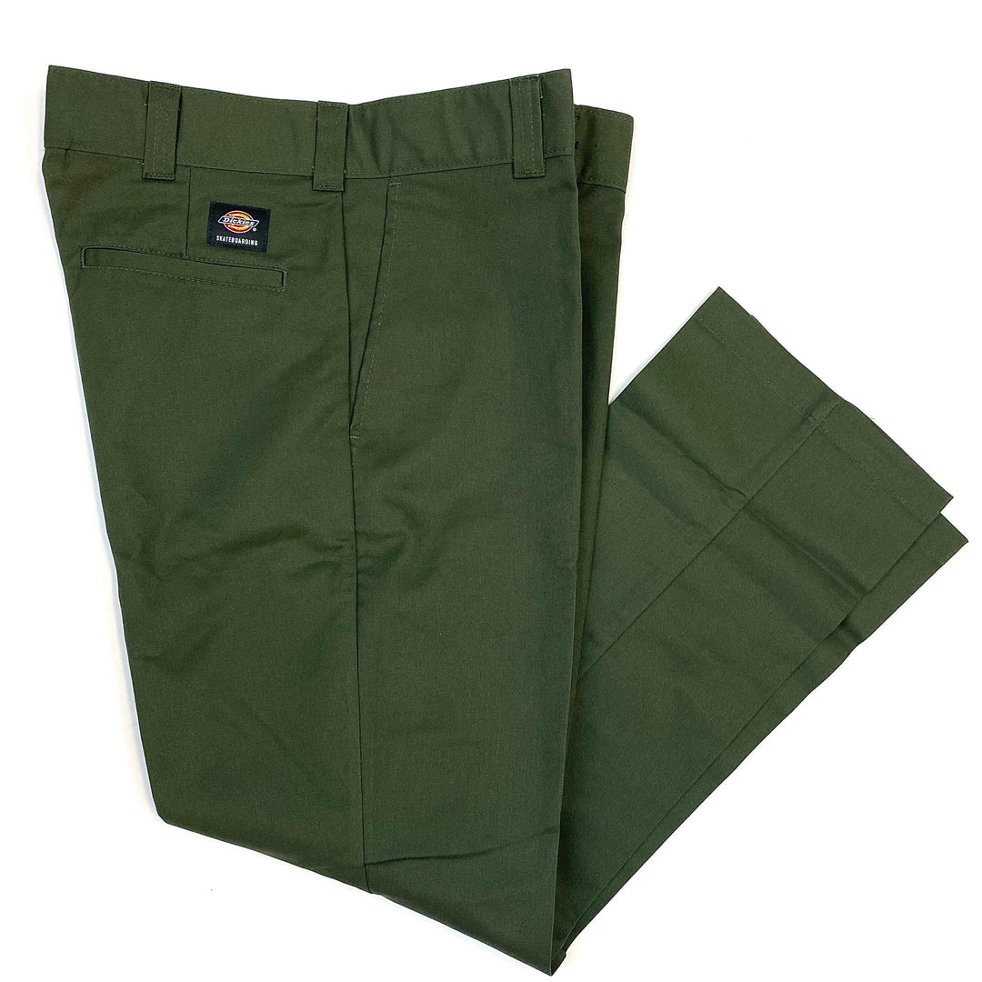 DICKIES SKATEBOARDING Slim Straight Flex Pant Olive Green - Impact Skate