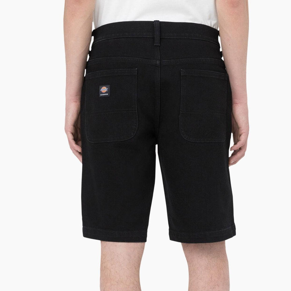 DICKIES Skateboarding Wingville Loose Fit Shorts Black Denim - Impact Skate
