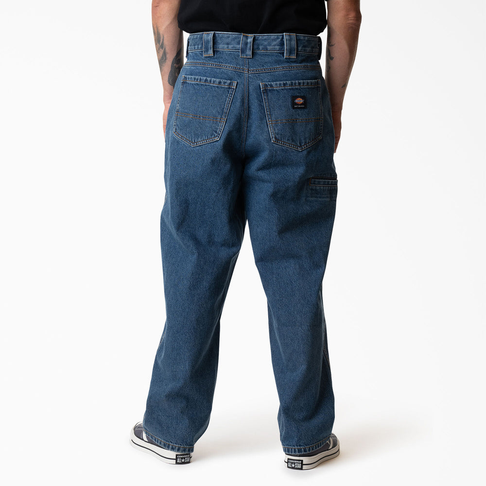 DICKIES Mike Anderson Loose Fit Jeans Stonewash Indigo Blue