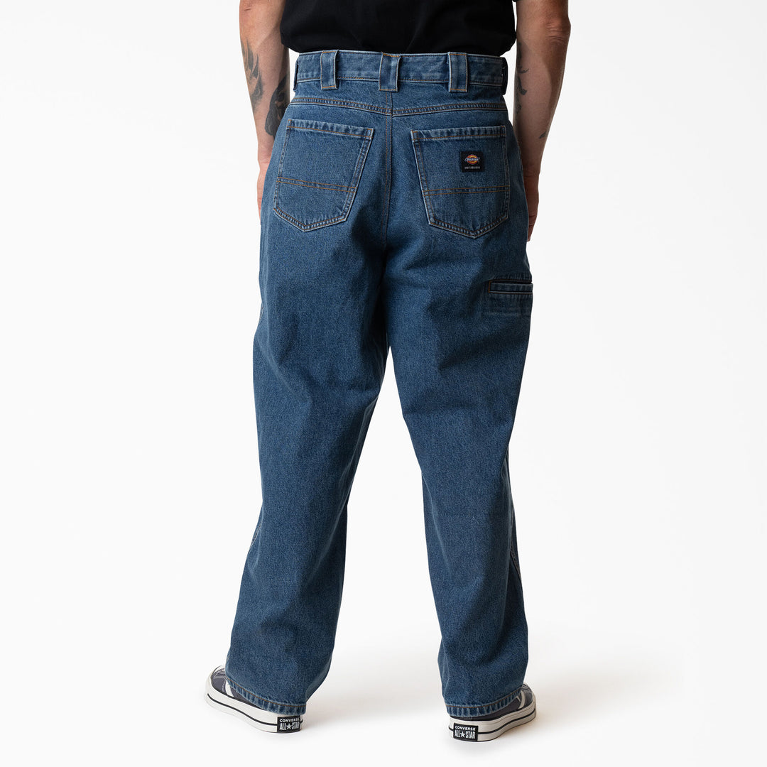 DICKIES Mike Anderson Loose Fit Jeans Stonewash Indigo Blue