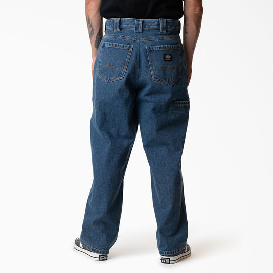 DICKIES Mike Anderson Loose Fit Jeans Stonewash Indigo Blue