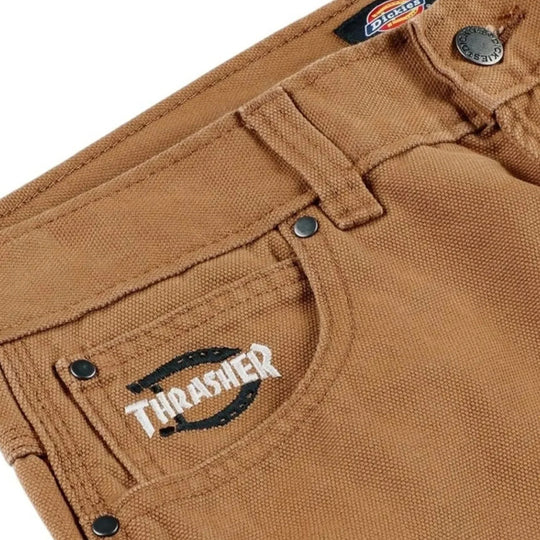 DICKIES x THRASHER Woven Duck Pants
