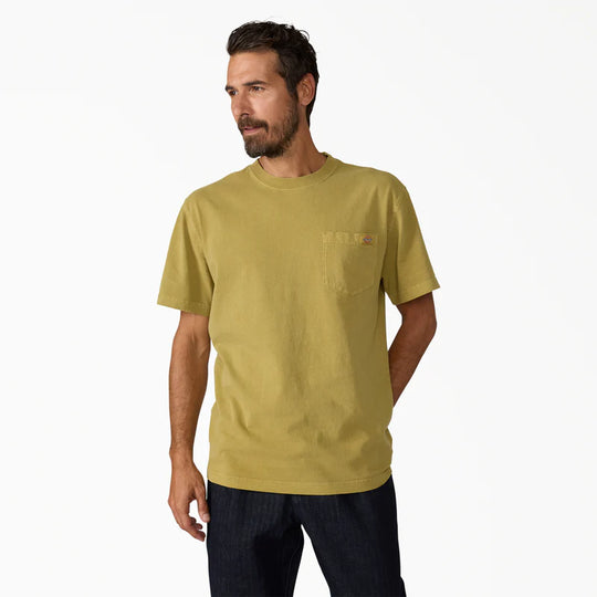 DICKIES Worn In Pocket Tee Fennel Seed