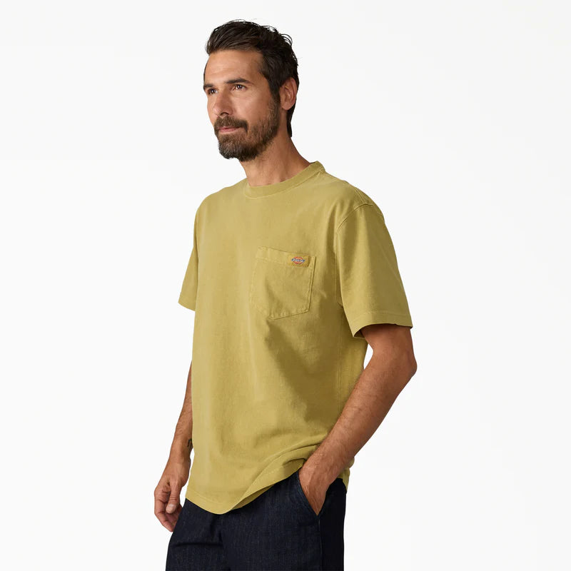 DICKIES Worn In Pocket Tee Fennel Seed