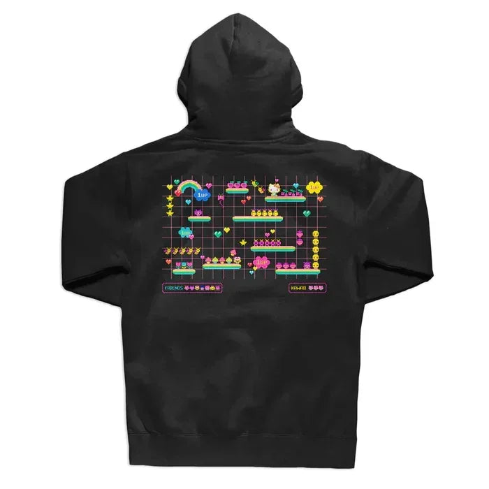 GIRL Kawaii Arcade Level Up Hoodie Black