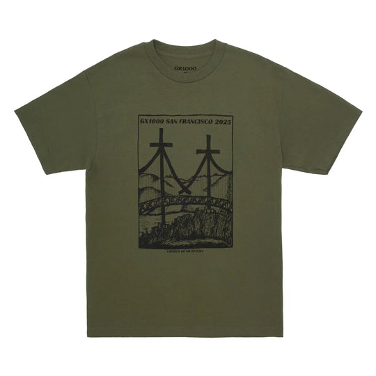 GX1000 Church Of No Return Tee Military Green