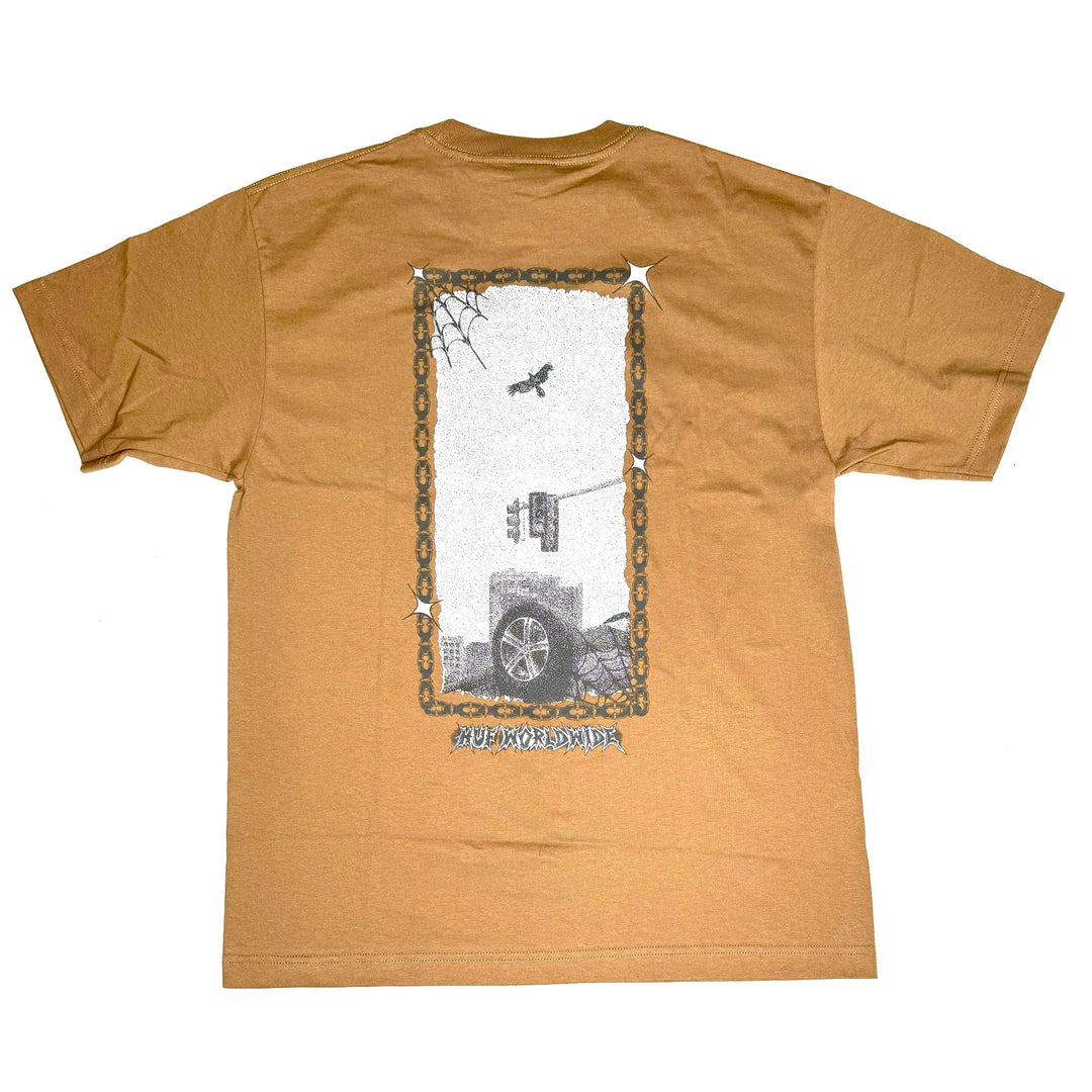 HUF Car Club Tee Camel - Impact Skate