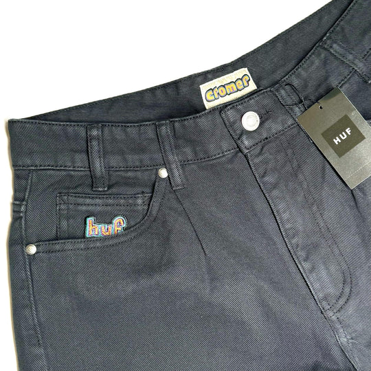 HUF Cromer Pant Black - Impact Skate